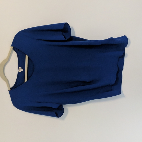 Wilfred electric blue blouse M Aritzia - Picture 4 of 8